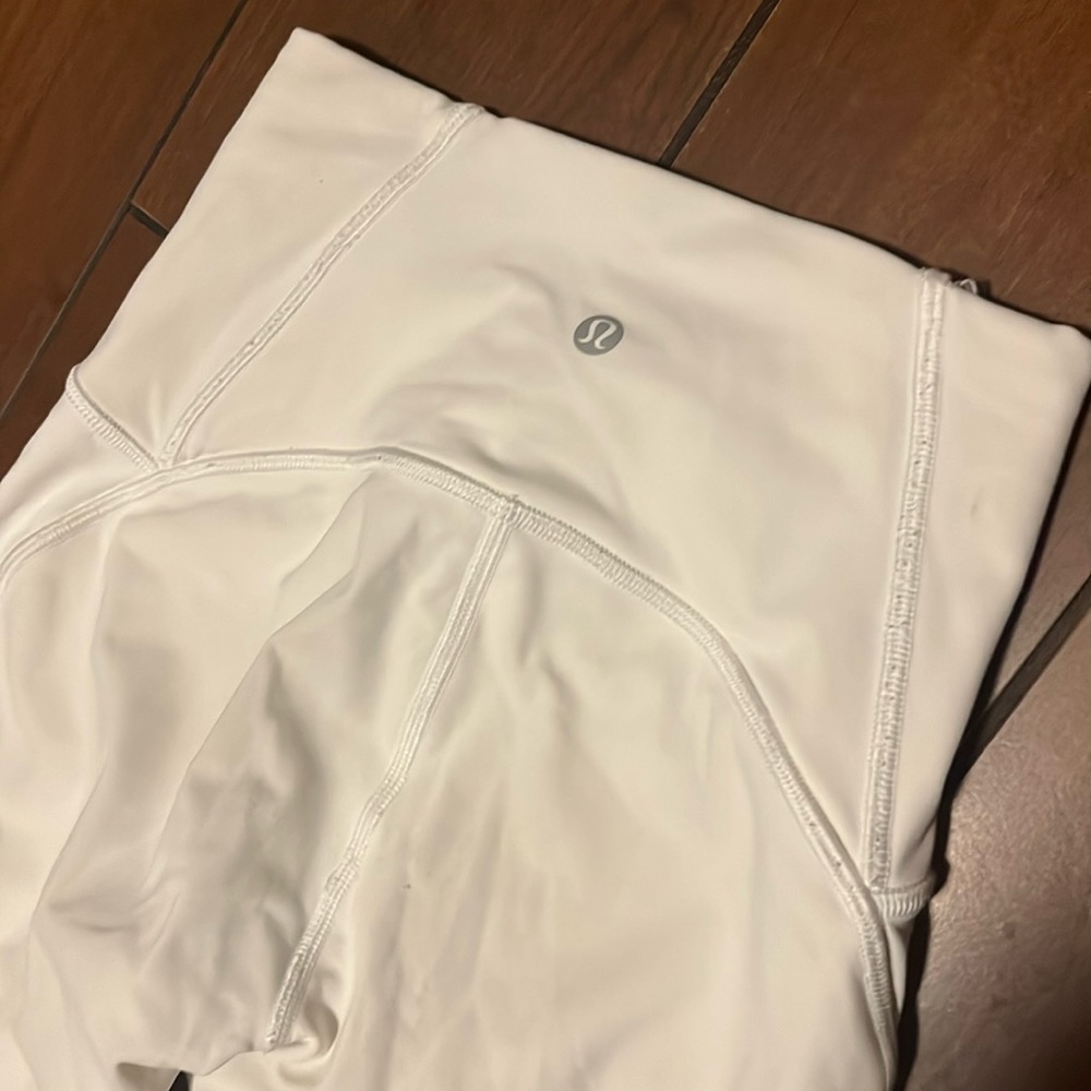 White Lululemon Leggings